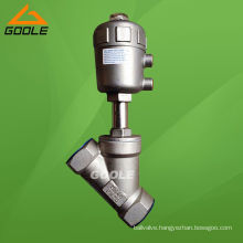 Stainless Steel Y Pattern Pneumatic Threaded Angle Seat Valve (GAYASV)